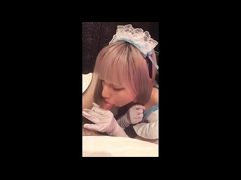 ❤️ Japanese Idol [mayuka], kostum pelayan Prancis, bagian 1, blowjob dan brengsek dengan lotion ☑ Porno pada kami